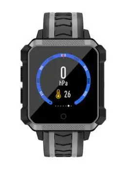 Мужские Смарт-часы на Android H7, 4G, Барометрический компас высоты с монитором сердечного ритма, ЭКГ IP68, фитнес-трекер, smartband, Android IOS - Цвет: Серый