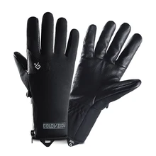 Перчатки для велоспорта, зимние теплые перчатки для мужчин и женщин, непромокаемые перчатки, ветрозащитные спортивные термоперчатки с теплой подкладкой, для пешего туризма, катания на лыжах