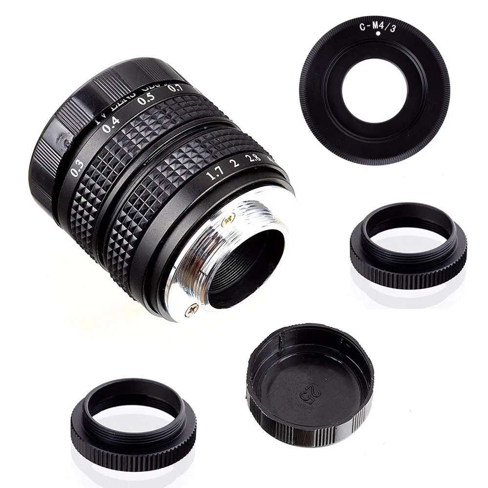 Fujian 35 Millimetri F1.7 Grande Apertura Cctv Tv Movie C Mount Lens Per Olympus Micro 4/3 Mount Mirroless Macchina Fotografica