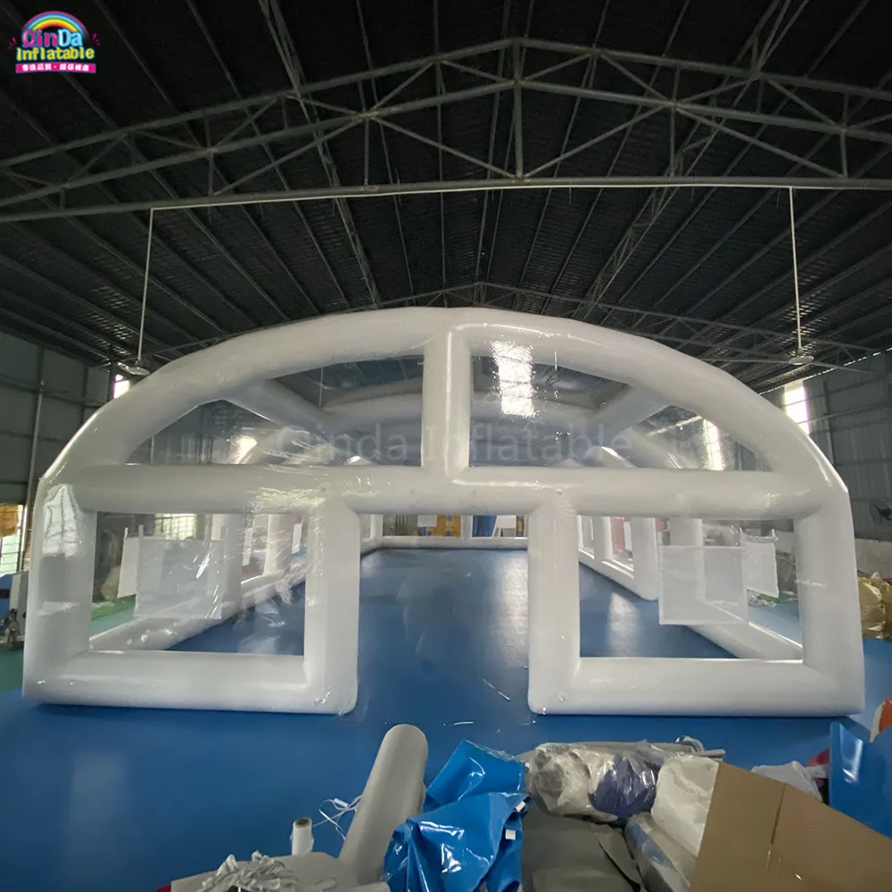 Factory Price Custom Inflatable Arch Tent/ Transparent Inflatable House/ Pool Cover Inflatable Party Tent For Sale 4