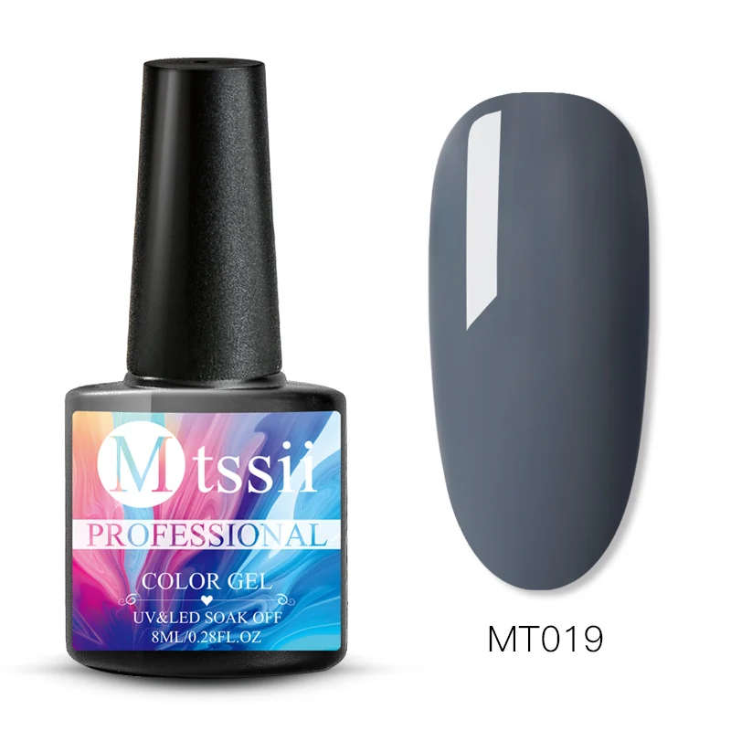 Цветной Гель-лак Mtssii для ногтей, Набор ногтей, впитывающее верхнее Базовое покрытие, УФ-Гель-лак, Полупостоянный маникюрный лак для ногтей - Цвет: VS01436
