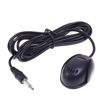 

Mini 3.5mm Wired Paste Type External Microphone Car Audio Mic For laptop DVD Radio Stereo Player Meeting Speaker