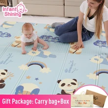 Infant Shining Baby Mat Playmat Kids Carpet Baby Play Mat 200*180*1cm  Foam XPE Puzzle Game Pad for Infants Educational Soft Mat
