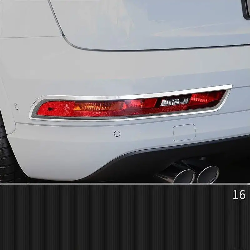 Version C Наружные автомобильные декоративные молдинги, наклейки для стайлинга автомобилей, накладки для отделки, украшения 18 19 для Audi Q3 - Цвет: Version C