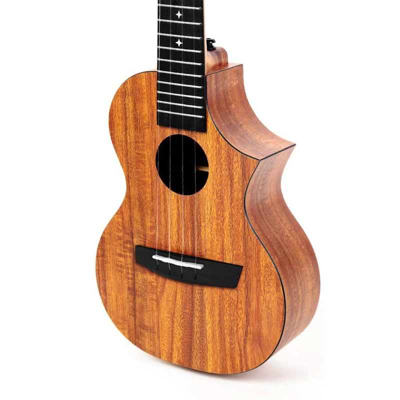 Enya Гавайские гитары Cutaway Concert Tenor 2" 26" HPL Ukelele акустическая 4 струны Гавайские мини-гитары с сумкой тюнер Капо струны ремень
