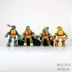 Diffuse Will аниме Tmnt2012 версия 4-Черепашки ниндзя с базовым мобильным модельным гаражным комплектом