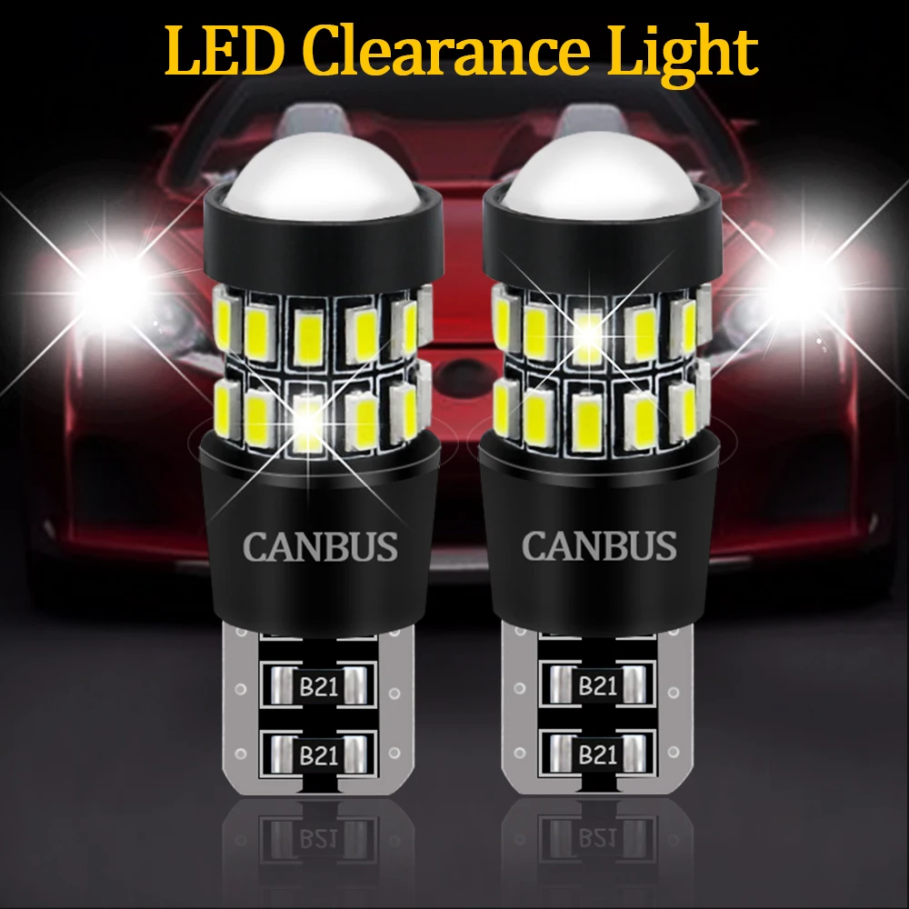 10 шт. T10 W5W 194 Canbus внутренняя автомобильная лампа 30LED 3014smd зазор авто лампа боковой габаритный купол для Чтения номерного знака светильник багажника