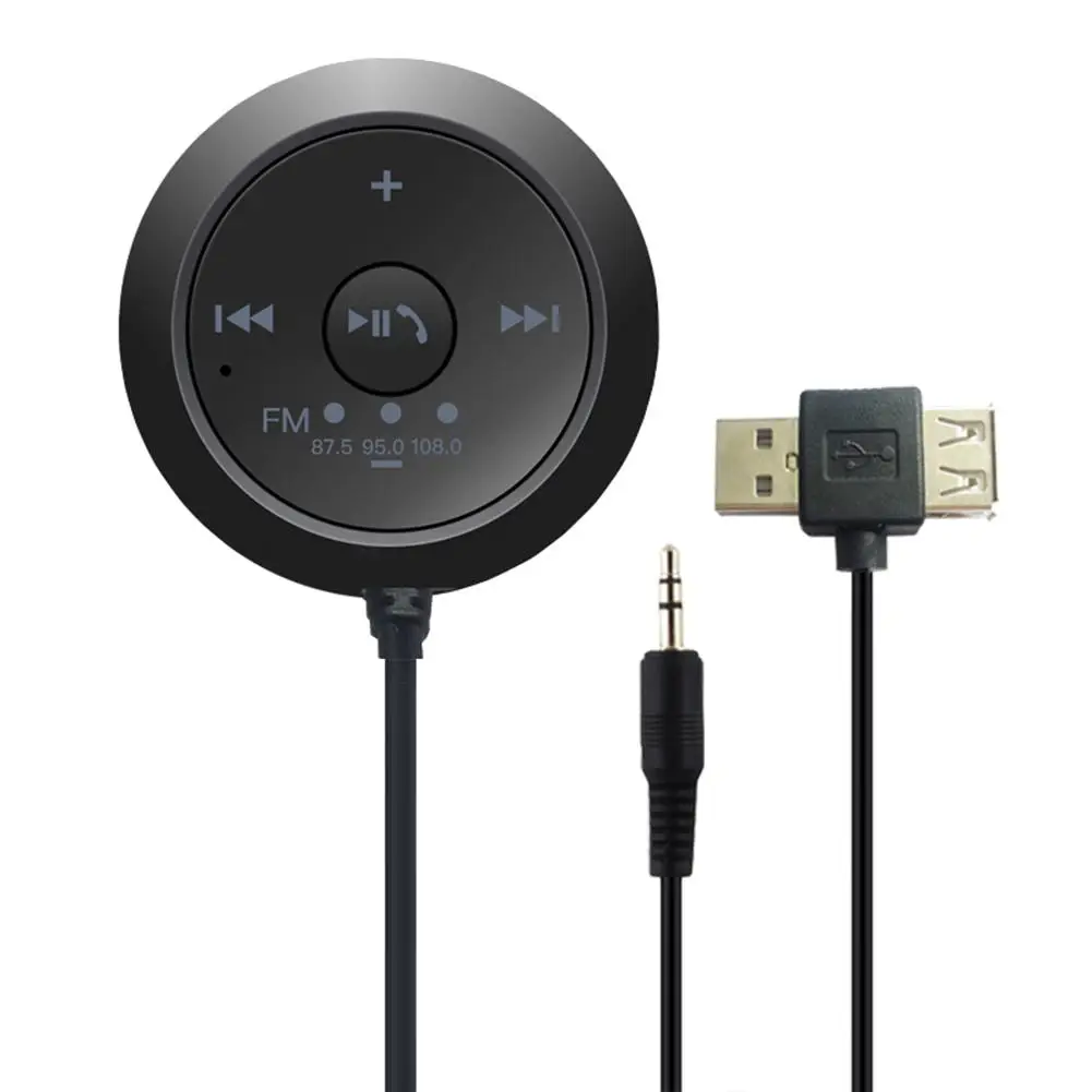 Плеер FM передатчик автомобильный Bluetooth AUX аудио музыкальный приемник Автомобильный приемник Поддержка U диск Hands Free беспроводной телефонный адаптер# M2 - Цвет: A