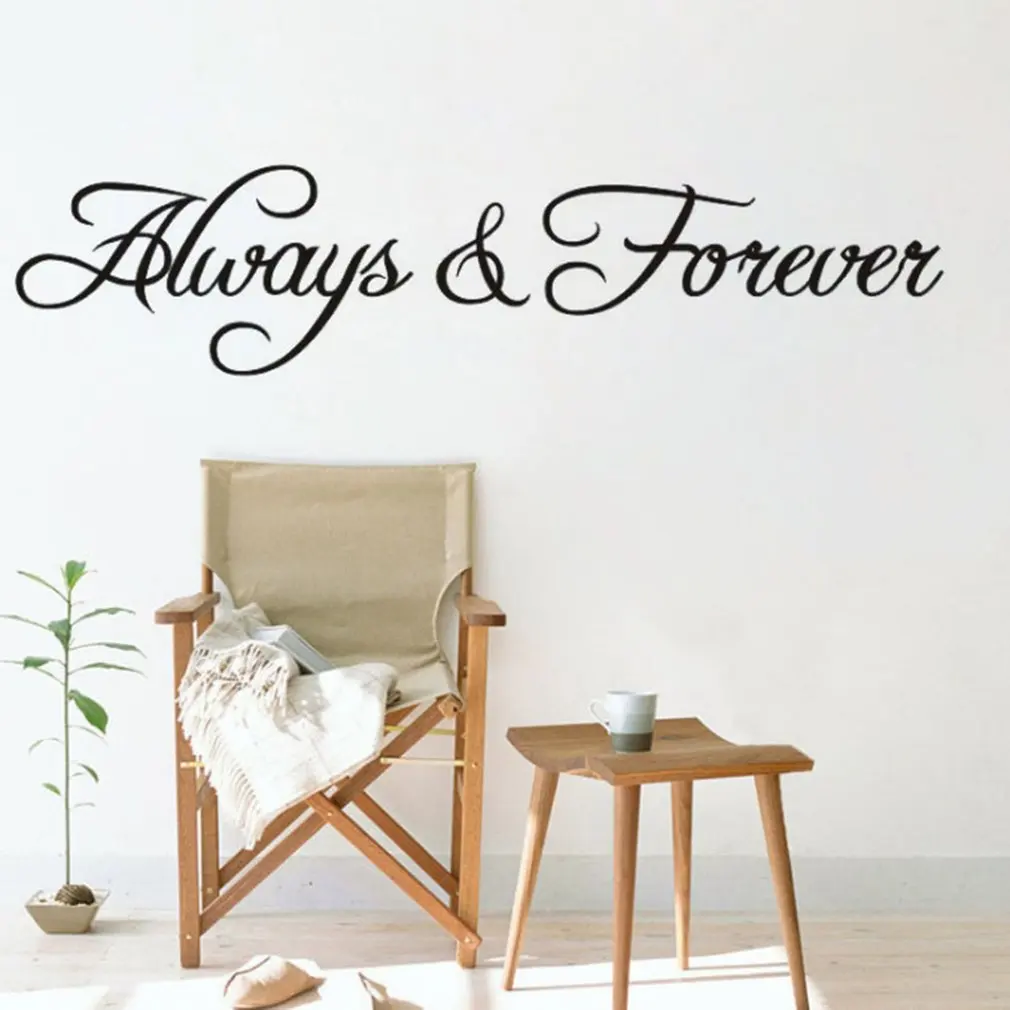 

Modern Always Living Room Wall Sticker Removable Personality Sticker Living Room Sofa Background Decoration