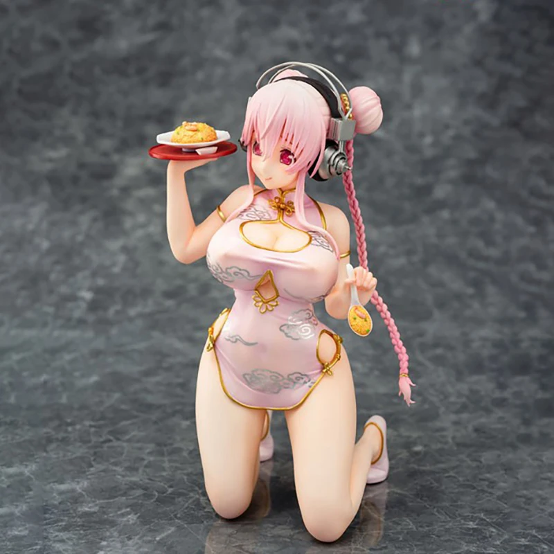 Nitro Super Sonic Emon ресторан Sonico China Dress Ver. ПВХ фигура аниме сексуальная девушка модель