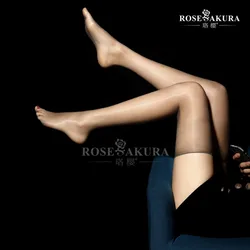 1Den Women Sexy Oil Stockings Bright Silk Ultra Thin Over The Knee Socks Flesh Light Thigh High  Long Stocking 0918