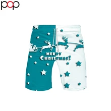 Рождество 3D карман быстросохнущие плавки шорты для мужчин одежда для плавания Мужской купальный костюм плавки летняя пляжная одежда для серфинга