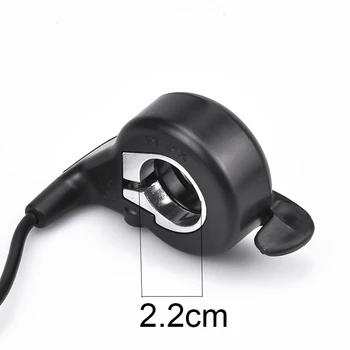 

12v/24V/36V/48V/72V/80V/96V E-bike Throttle/ Thumb Throttle Handle Grips Thumb Wire Long 1M