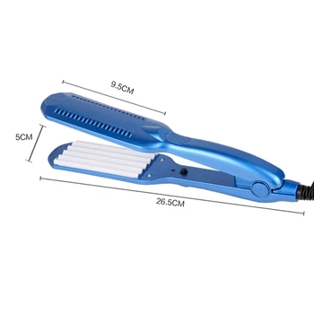 

Eu Plug Temperature Control Corrugated Curling Hair Crimper, Fluffy Small Waves Hair Curlers Curling Irons Styling Tool