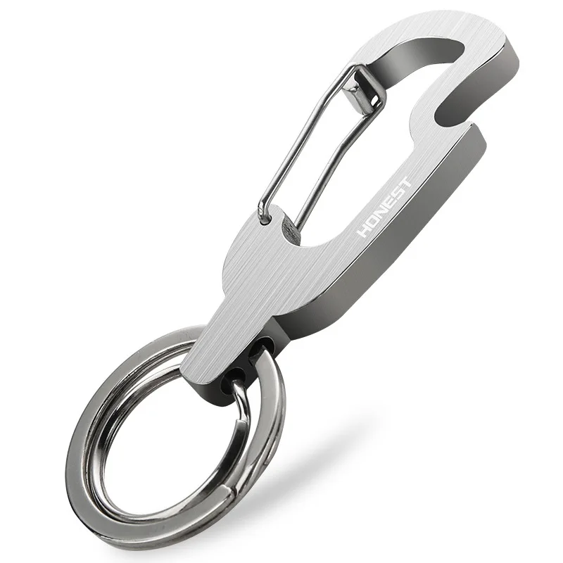

Metal Car Keychain Holder DIY EDC Pocket Keys Holder Car Key Holder with Bottle Opener Men Women Wallets Key Organizer