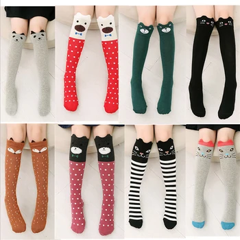 

Women Girls Cute 3D Cartoon Animals Thigh Stockings Over Knee High Long Socks