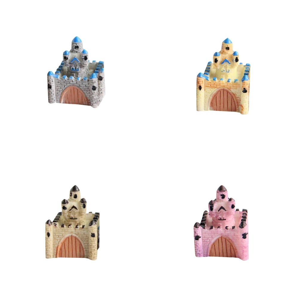 

Lychee Castle Shaped Accessories Miniature Figurine Kawaii Sand Table Gardens Decoration