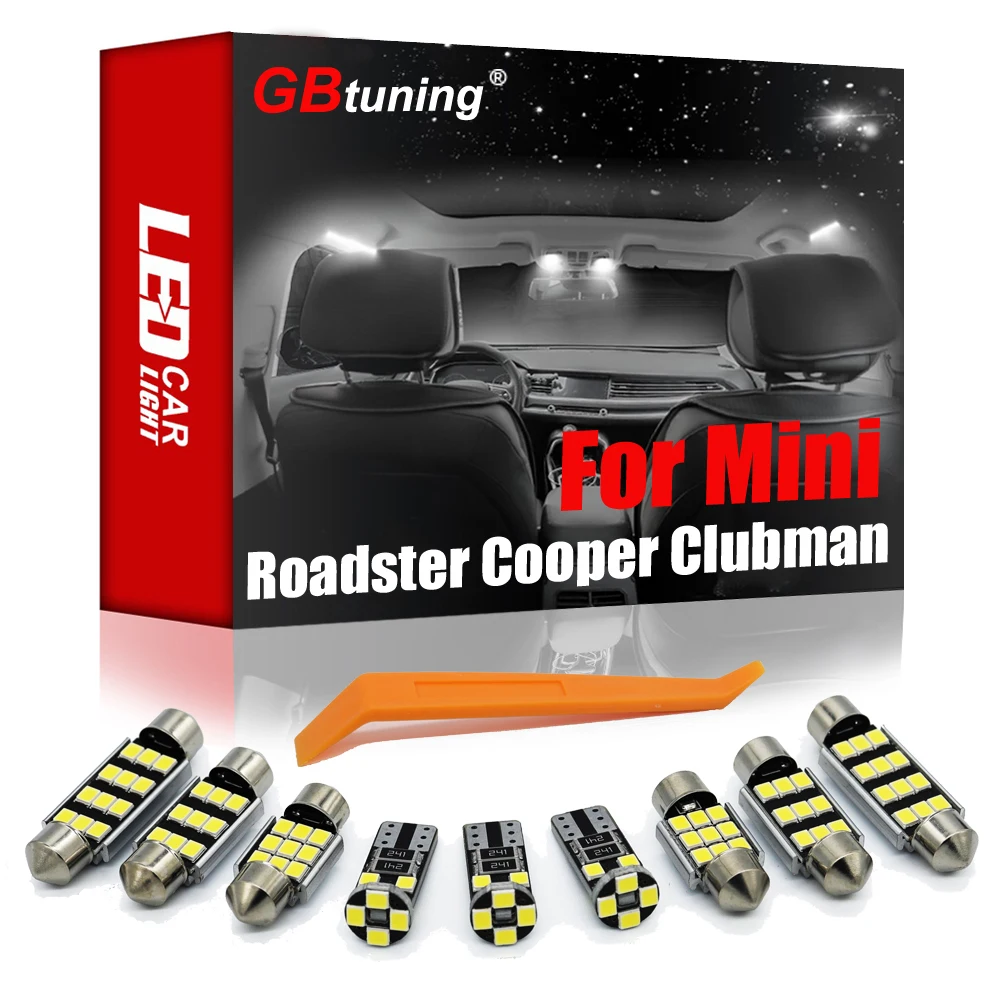 GBtuning светодиодная интерьерная с Canbus светильник комплект для Mini Roadster R59 F60 R60 Cooper R50