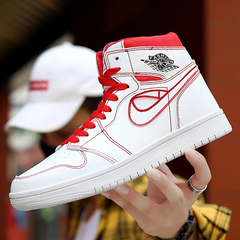 

Men's Shoes Autumn 2019 New Style High-top Board Shoe Korean-style Trend Shoe Winter Versatile Casual Macbook Trendy Shoes