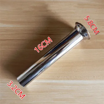 

3PCS 5# Sausage Stuffer Stuffing Tube Hose Funnel Stainless Steel Enemator Nozzles Tool Meat Grinder Kitchen Appliances Home