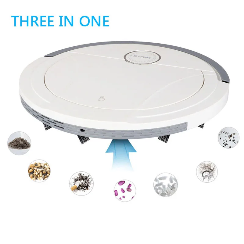 

Multifunctional Intelligent Robot Vacuum Cleaner 3-In-1 Smart Sweeping Robot Dry Wet Sweeping 5CM Slim Body Cleaning Machine