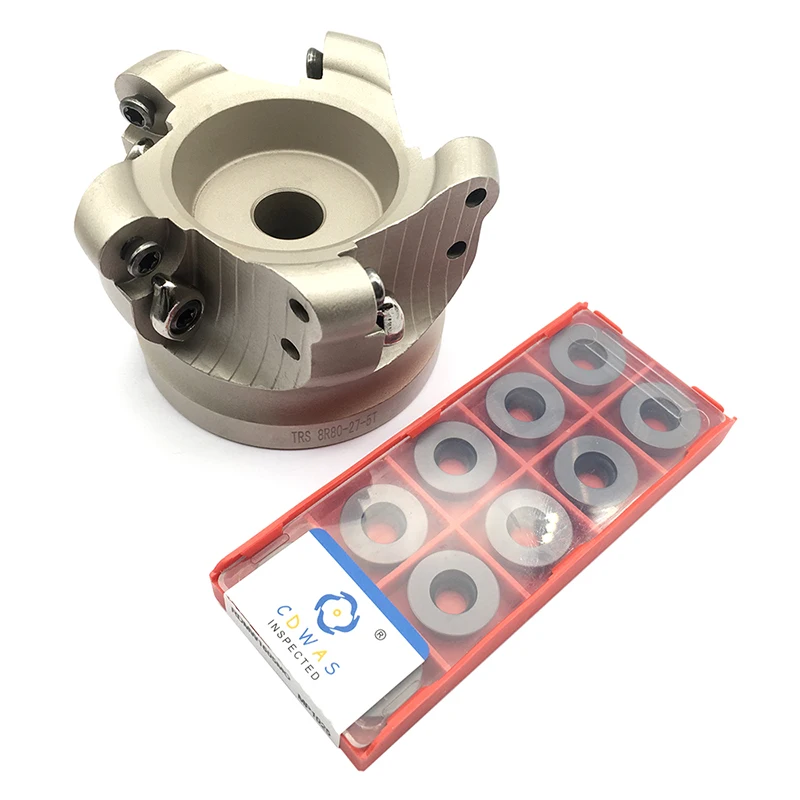 10 шт. RDMW1605 MO MP1025 карбидные вставки + 1 шт. TRS 8R80 27 5T токарный инструмент с ЧПУ фрезерный токарный инструмент режущий инструмент набор фрезерных инструментов