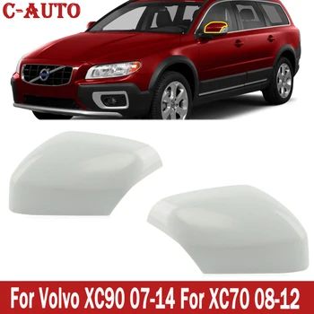 

C-Auto For Volvo XC90 2007-2014 XC70 08-12 High Quality Outside Rearview mirror Cover Side rear view mirror Housing Car-styling