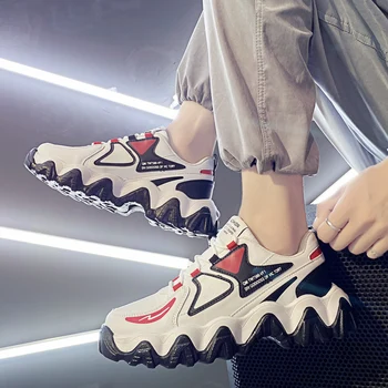 

Comfortable Casual Shoes For Men Summer Breathable Walking Shoes Men Lace Up Running Sneakers Footwear Zapatillas Hombre