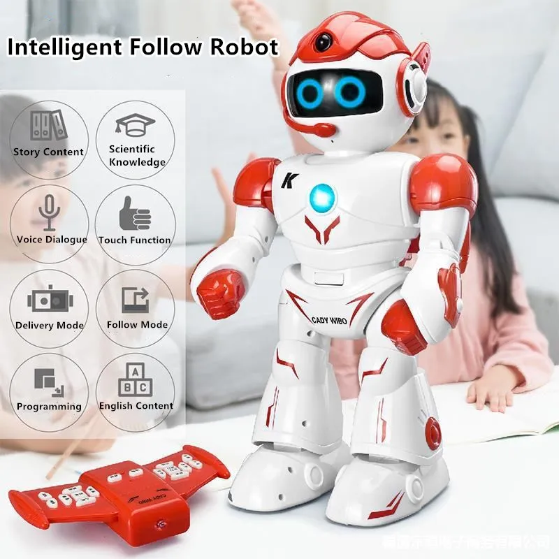 Touch Sensor Intelligente RC Roboter 50 minuten Lange Batterie Lebensdauer Singen Und Tanzen Stimme Dialog kinder Spielzeug Roboter spielzeug _ - Mobile