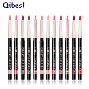 

QiBest 12 Colors/Set Matte Lip Liner Pencil Kit Waterproof Long Lasting Matte Lipliner Pen Makeup Cosmetic Tools Lip liner Pen