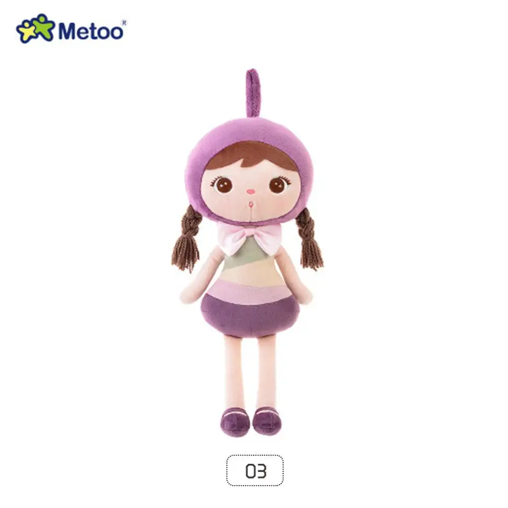 C03-45x18cm Metoo кукла для маленьких девочек мультфильм игрушки животные мягкие игрушки для девочек детей мальчиков Kawaii детские плюшевые игрушки подарок на день рождения - Цвет: C03-45x18cm