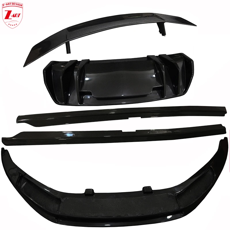 2016-2020 R8 carbon fiber aerokit for Audi body kit MK2 tuning bumper lips | Автомобили и мотоциклы