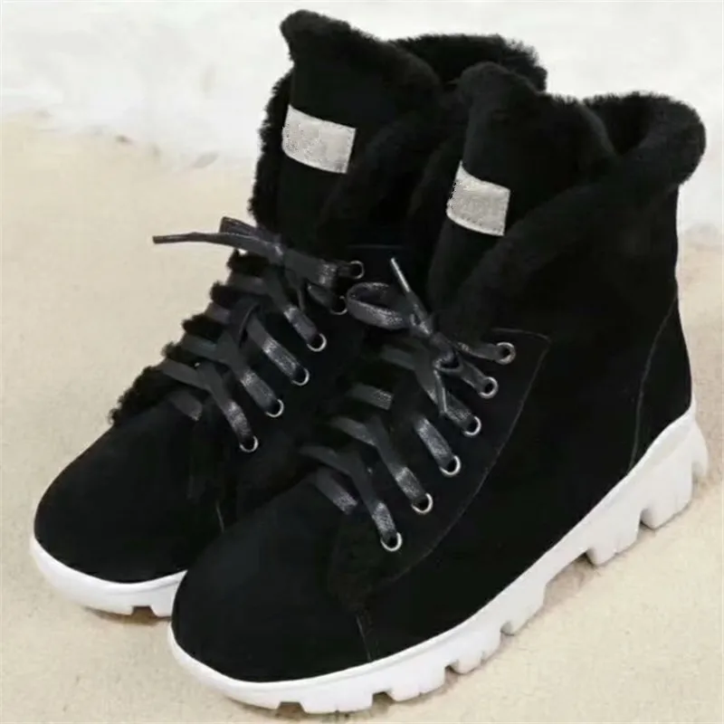 Женские ботинки на меху; женские зимние ботинки на низком каблуке; Zapatos De Mujer; ботильоны с круглым носком; замшевые ботинки