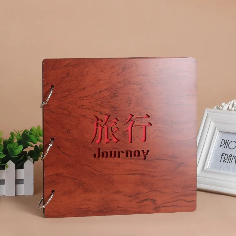 Новые diy самоклеющиеся черные карты фото скрапбук детские бумажные книги альбом фотоальбом 16 дюймов свадебные Большие винтажные деревянные