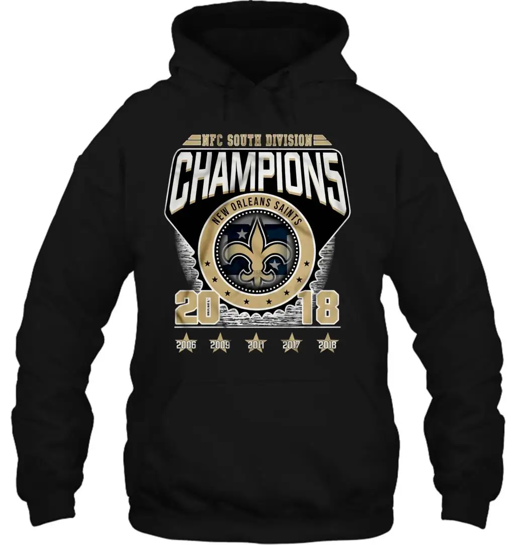 Мужская толстовка NFC_South_Division_Champions_ New_Orleans_Saints_Shirt женская уличная одежда