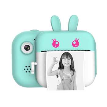 

Children Instant Camera 24MP 1080P Video 2.4inch Screen Photo Video Print in One Auto-fousing with Print Paper for Girls Boys