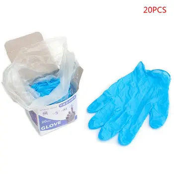 

20pcs Children Nitrile Gloves Rip Resistant Disposable Gloves Safety Gloves K1MA Hot