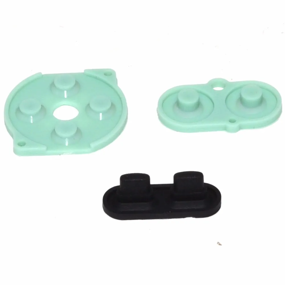 10 наборов резиновый проводящий Buttons D pad для GBC GB GBA Silicone Start Select Keyboard|Запасные части|