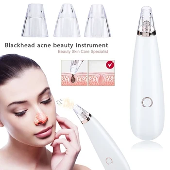 

Electric Acne Exfoliating Blackhead Remover Face Deep Pore Cleaner Acne Pimple Removal Vacuum Suction Facial SPA Diamond Beauty
