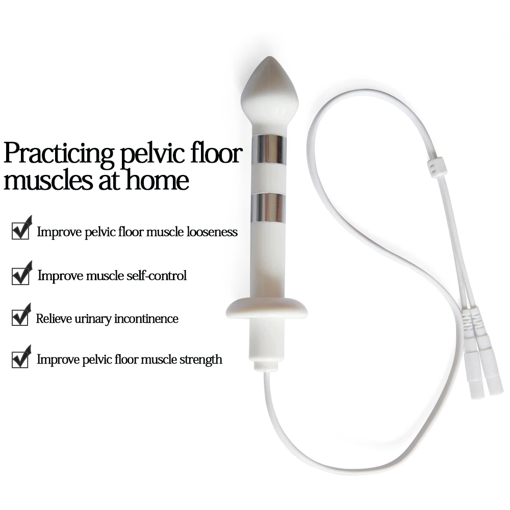 Kegel Exerciser Men Anal probe Insertable Electrode Stimulation Pelvic