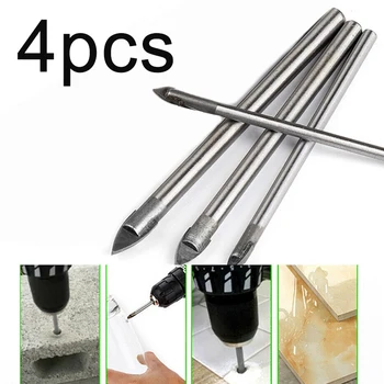 

4pcs Kit Drilling Bits Hole Saw Tools For Drilling Mirror Ceramic Tiles Glass