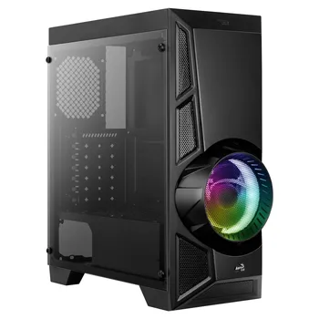 

Aerocool AERO ENGINE RGB, PC box atx, tempered glass, fan RGB 12cm
