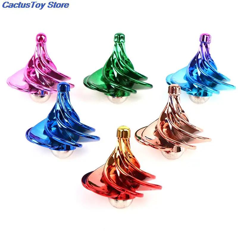 Spinner Gyro Toy Inertial Fingertip Stunt Gyroscope Wind-driven Gyro Toys