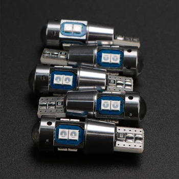 

2PCS High Quality T10 W5W Bright 3030 LED Car Interior Reading Dome Light Marker Lamp 168 194 LED Auto Wedge Parking Bulb