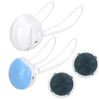 

Protective Electronic Mask Face Cover Anti Haze Anti-fog PM2.5 for Daily Work Use USB Charging