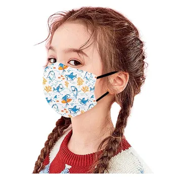 

5PCS 2020 Fashion Dust cover Children Printed Outdoor Reusable Washable Outdoor Breathable Face omfortable and soft Mask