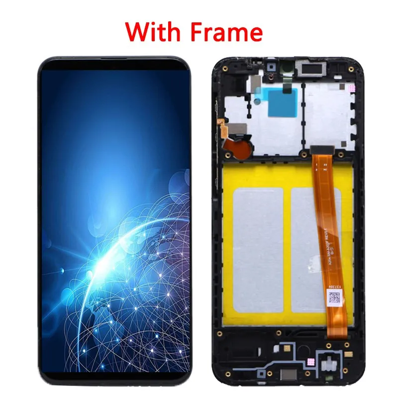 5 8 дюйма с рамкой AAA + качественный ЖК-дисплей для samsung Galaxy A20e A202 A202F A202DS кодирующий