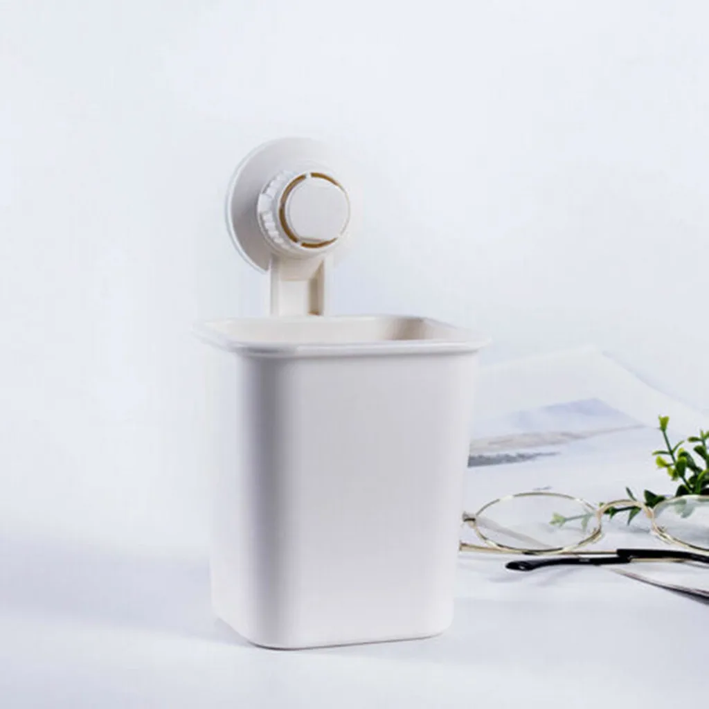 Useful Bathroom Toothbrush Holder travel home bathroom camping Shower Basket Sanitary holder Wall Mount Suction Cup | Дом и сад