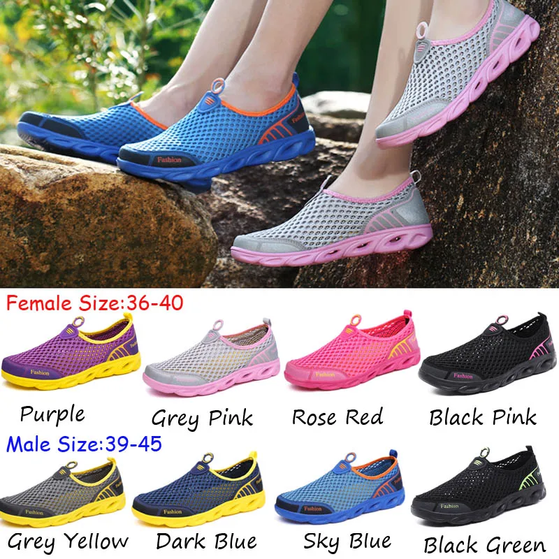

LEIXAG Outdoor Breathable Beach Shoes Men and Women Aqua Shoes Lightweight Quick-drying Wading Shoes Water Sport Shoes