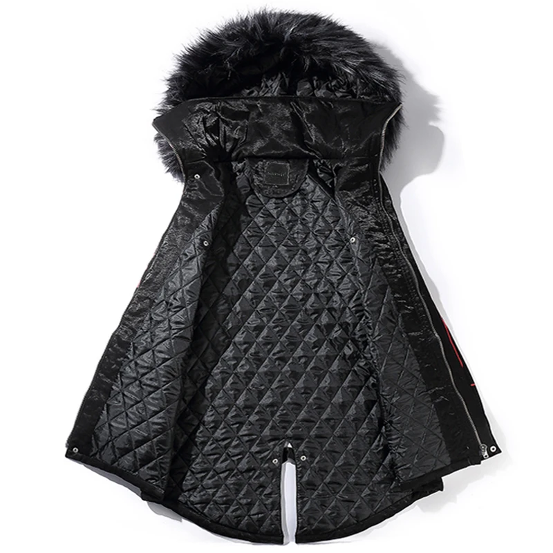 Aolamegs Зимняя мужская куртка в стиле хип-хоп, меховое пальто со съемным капюшоном, хлопковая стеганая теплая куртка, Мужская Толстая Повседневная Мужская Уличная одежда